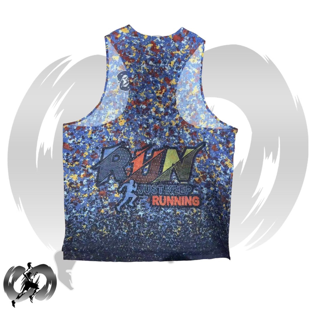 Running Singlet “Just Keep Running” - Mens