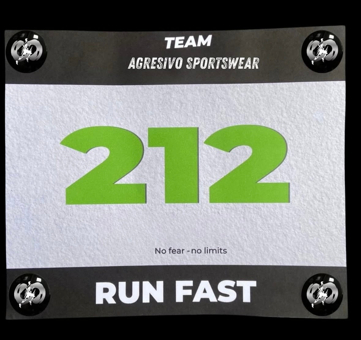Bib Number Magnet