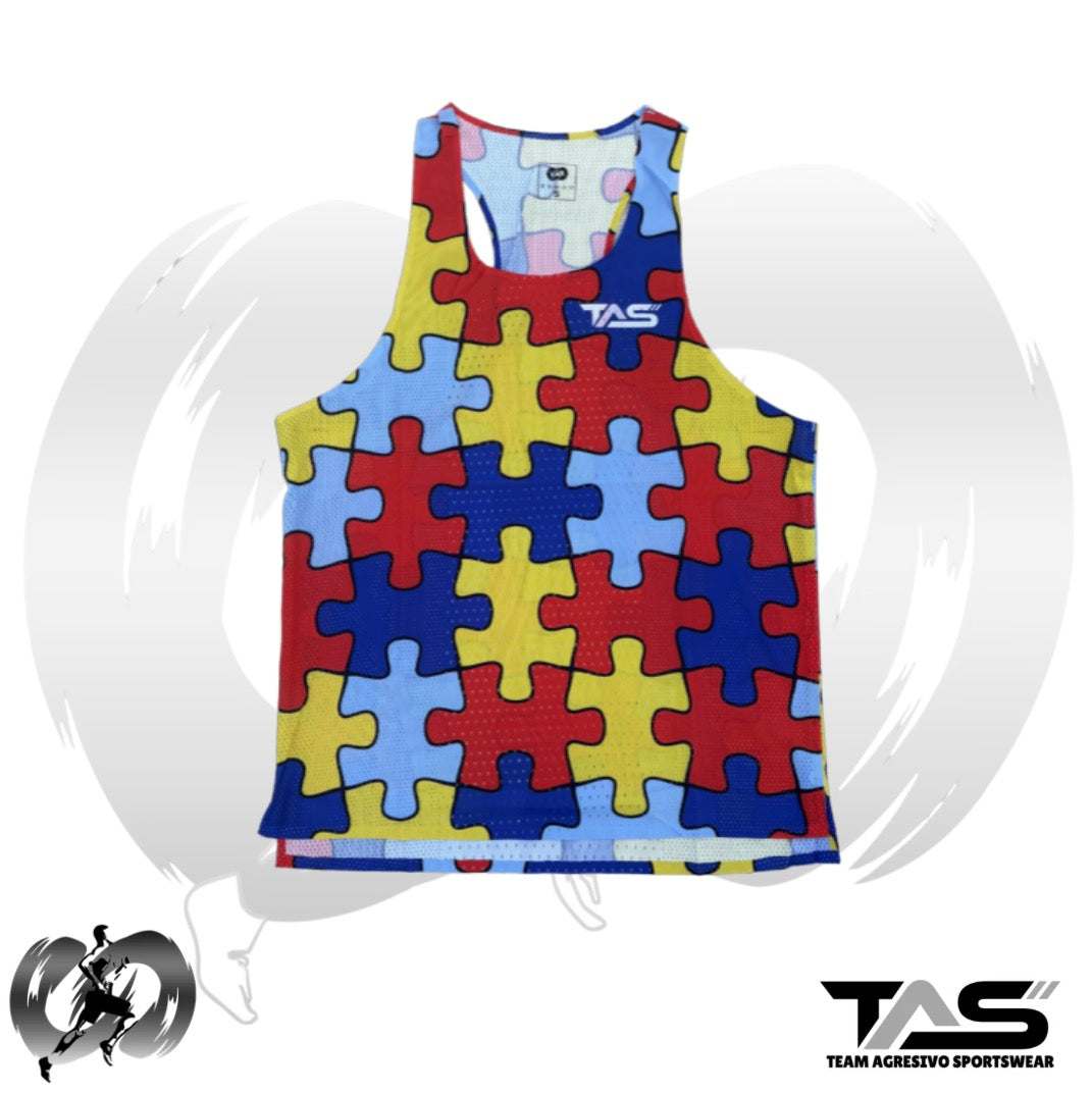 Autismo Men Running Singlet