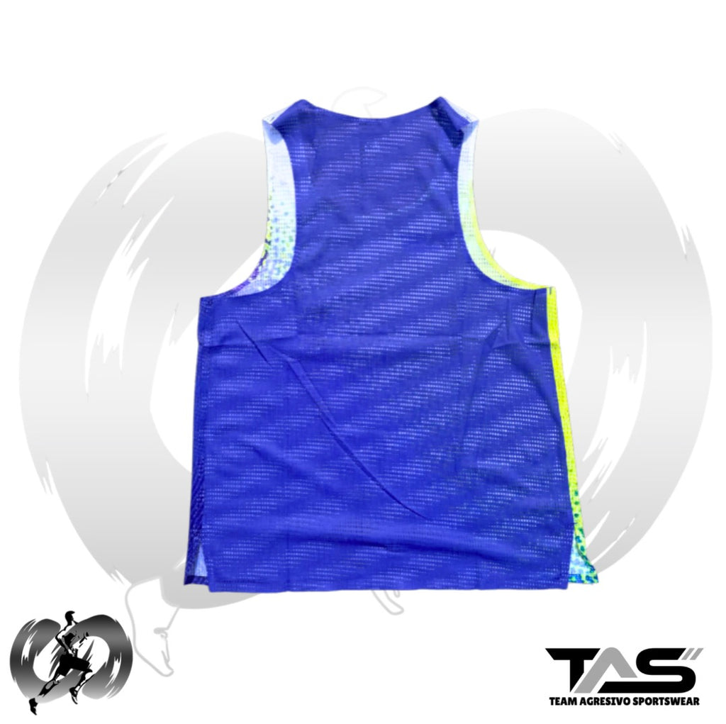Purple Lime Women Running Singlet