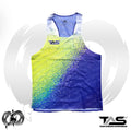 Purple Lime Men Running Singlet