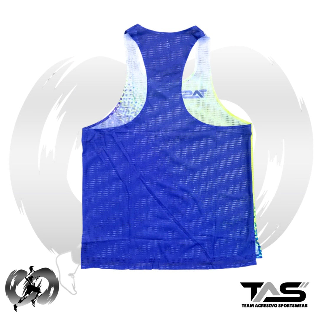 Purple Lime Men Running Singlet