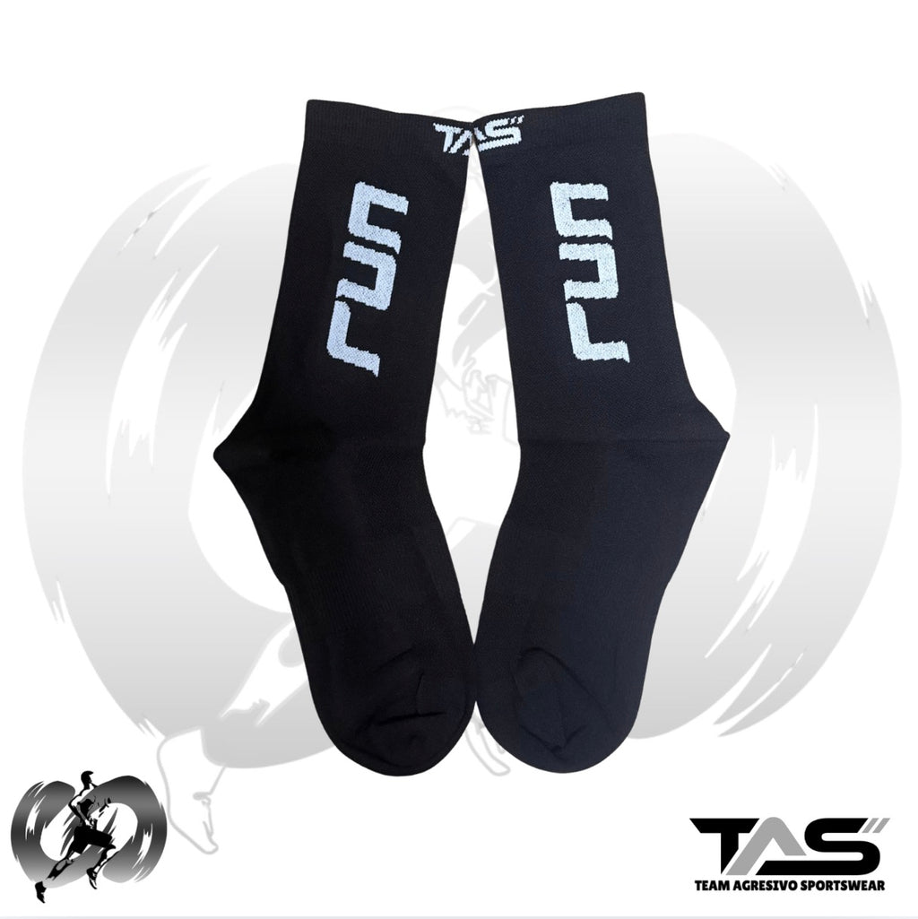 TAS Core Run Neon Mid Cut Compression Socks