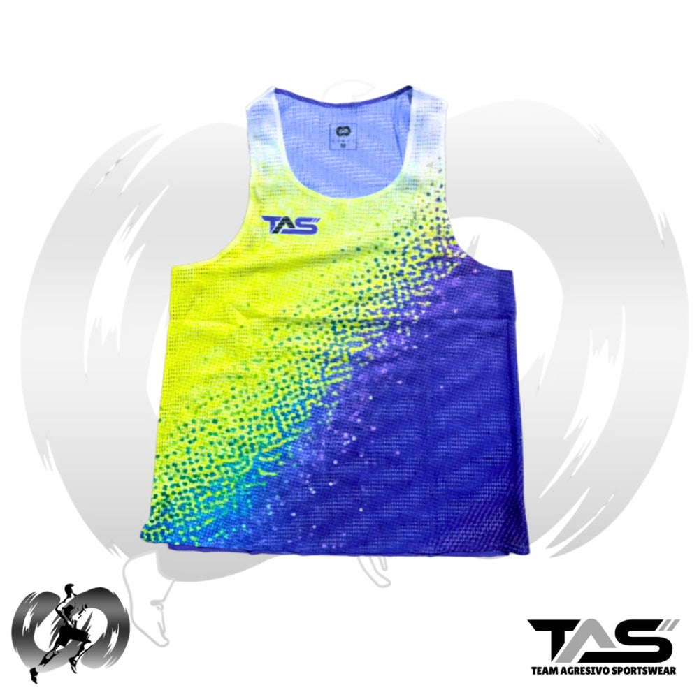 Purple Lime Women Running Singlet